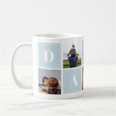 Mug Fête des pères de collage photo papa (Gauche)