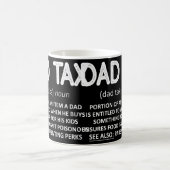 Mug Fête des pères de définition fiscale papa (Centre)