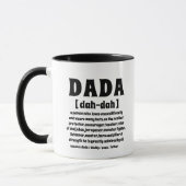 Mug Fête des pères de définition moderne mignonne Dada (Gauche)