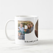 Mug Fête des pères de devis de collection de photos PO (Gauche)