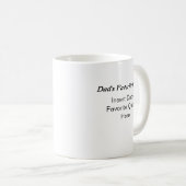 Mug Fête des pères de devis préféré de papa personnali (Devant droit)