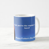 Mug Fête des pères de football papa (Devant droit)