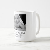 Mug Fête des pères De La Nouvelle Photo Bébé (Devant droit)