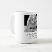 Mug Fête des pères De La Nouvelle Photo Bébé (Devant gauche)