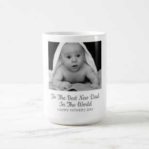Mug Fête des pères De La Nouvelle Photo Bébé