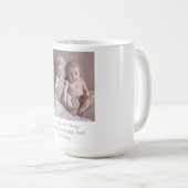 Mug Fête des pères De La Nouvelle Photo Bébé (Devant droit)