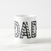 Mug Fête des pères de papa de golf (Centre)