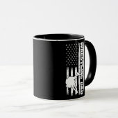 Mug Fête des pères de papa de lutte pour père de lutte (Devant droit)