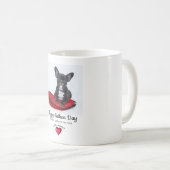 Mug Fête des pères De Photo Chien (Devant droit)