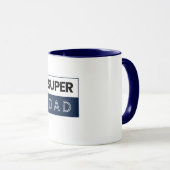 Mug Fête des Pères de SUPER PÈRE (Devant droit)