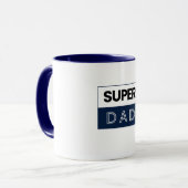 Mug Fête des Pères de SUPER PÈRE (Devant gauche)