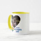 Mug Fête des pères des Rainbow Hearts LGBT (Devant gauche)