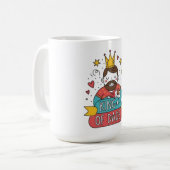 Mug Fête des pères du roi des papas (Devant gauche)