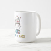 Mug Fête des pères du roi des papas (Devant droit)
