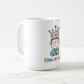 Mug Fête des pères du roi des papas (Devant gauche)