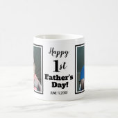 Mug Fête des pères heureuse de photo faite sur (Centre)