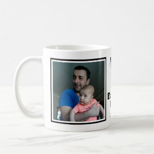 Mug Fête des pères heureuse de photo faite sur