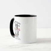 Mug Fête des pères heureuse de votre border collie (Devant gauche)