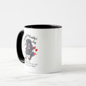 Mug Fête des pères heureuse de votre labrador (Devant gauche)