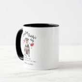 Mug Fête des pères heureuse de votre Schnauzer (Devant gauche)