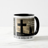 Mug Fête des pères HOMME QUI S'ENNUIE DEVANT DIEU Chri (Devant droit)