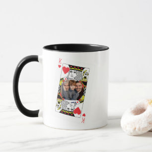 Mug Fête des pères idée cadeau Jouer aux cartes King