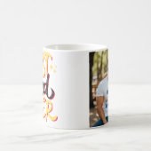 Mug fête des pères illustrée jaune "Meilleur papa jama (Centre)