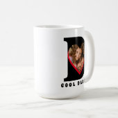 Mug Fête des pères Keepsaké Photo Papa Heart Collage (Devant droit)