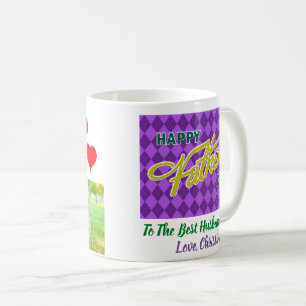 Mug Fête des pères Meilleur Mari Papa Jamais Deux Phot