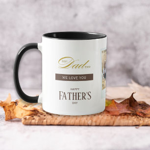 Mug Fête des Pères Meilleur Papa Personnalisé Nom Phot