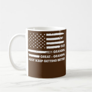Mug Fête des pères Mens Pour Grand-Père Papa Grand-Pèr