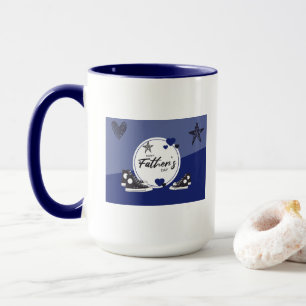 Mug Fête des pères mignonne papa et enfants Baskets Mu