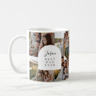 Mug Fête des pères moderne Meilleur papa Jamais Photo