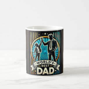 Mug Fête des pères Neon Art Noir