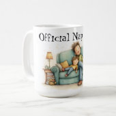 Mug Fête des pères officielle de Champ Nap (Devant gauche)