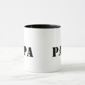 Mug Fête des pères Papa (Centre)