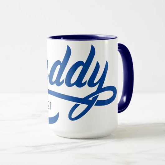 Mug Fête des pères - Papa depuis... (Devant droit)