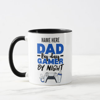 Mug Fête des pères : papa joueur la nuit