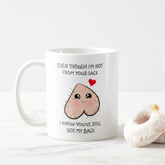 Mug Fête des pères papa pas drôle (Avec donut)