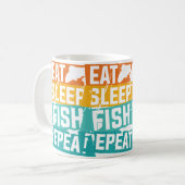 Mug Fête Des Pères Pêche Poisson Pêcheur (Devant gauche)