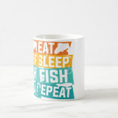 Mug Fête Des Pères Pêche Poisson Pêcheur (Centre)