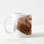 Mug Fête des pères, père et fils Mains aimantes (Gauche)