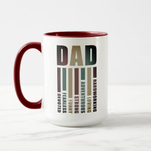Mug Fête des pères personnalisée "DAD" Description