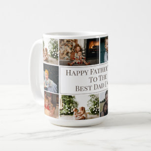 Mug Fête des pères personnalisée Meilleur papa Jamais 