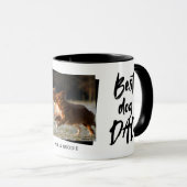 Mug Fête des pères photo Best Dog Dad (Devant droit)
