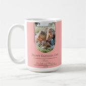 Mug Fête des pères photo de cadre d'arc moderne | Cora (Gauche)