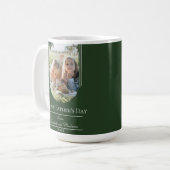 Mug Fête des pères photo de cadre d'arc moderne | Emer (Devant gauche)