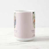 Mug Fête des pères photo de cadre d'arc moderne | Rose (Centre)