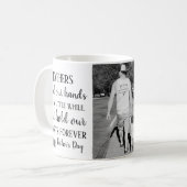 Mug Fête des pères Photo Fille Citation (Devant gauche)