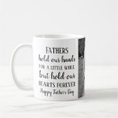 Mug Fête des pères Photo Fille Citation (Gauche)